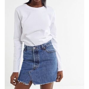 Urban Outfitters Renewal Remade Levi’s Denim Skirt